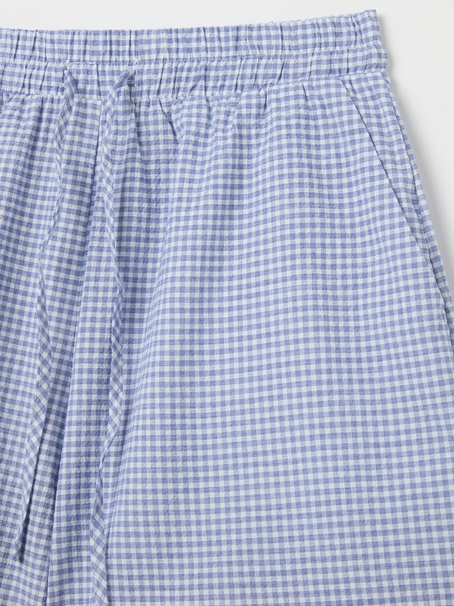 Check seersucker shorts_5