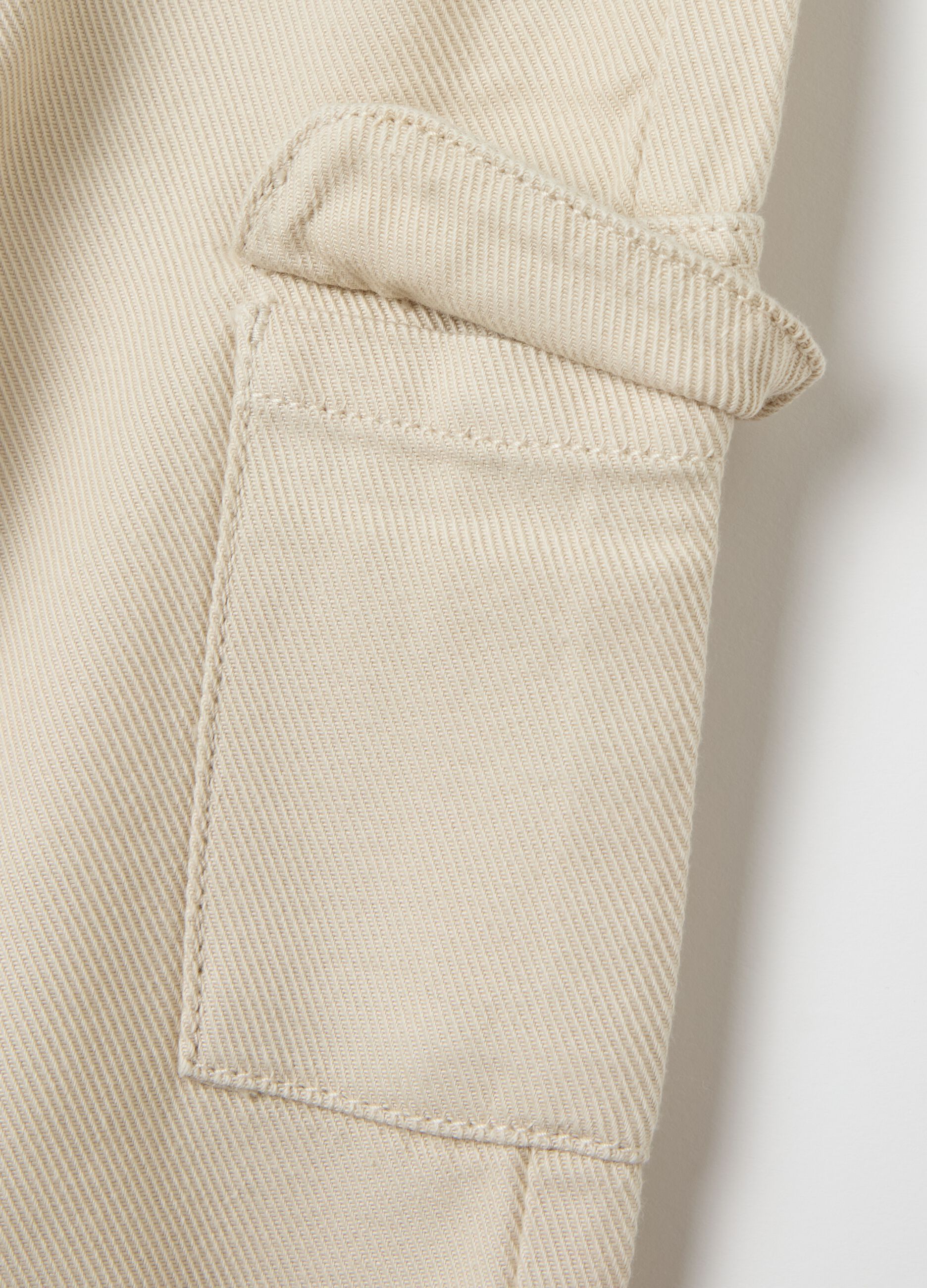 Cargo trousers in twill