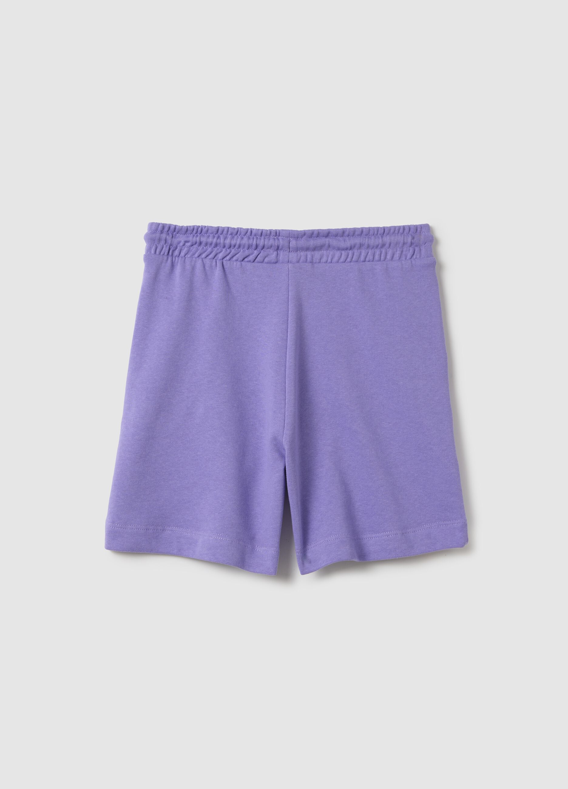 Purple NBA Los Angeles Lakers Bermuda joggers with drawstring