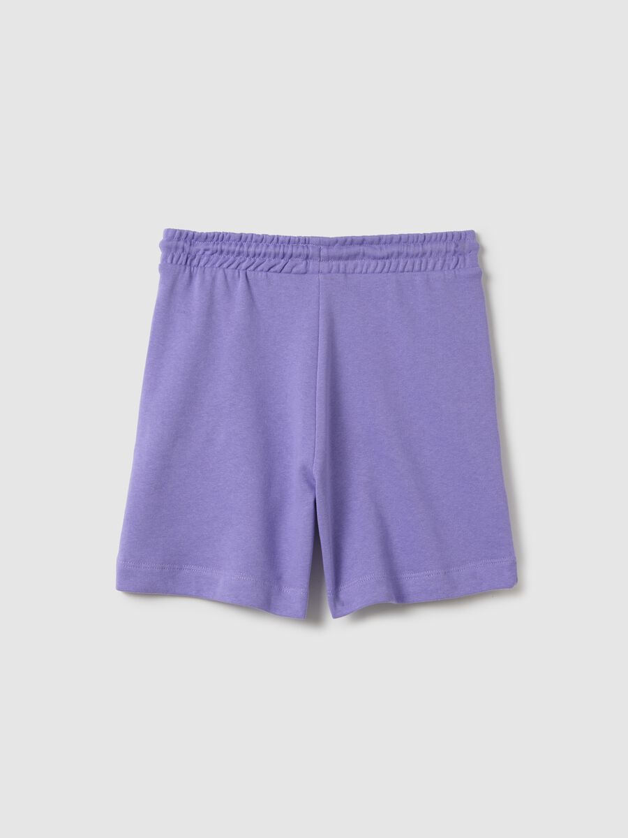 Bermuda jogger viola con coulisse NBA Los Angeles Lakers_4