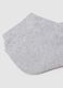 Tripack of grey cotton sports socks with elastic fit_1