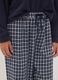 Multicolour check organic cotton pyjama trousers_2
