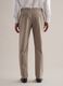 Beige Checked Slim Fit Trousers_2