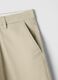 Beige Slim Fit Stretch Cotton Chino Trousers_1