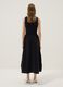 Brown midi dress in stretch cotton_2