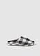 Multicoloured Plaid Slippers_0