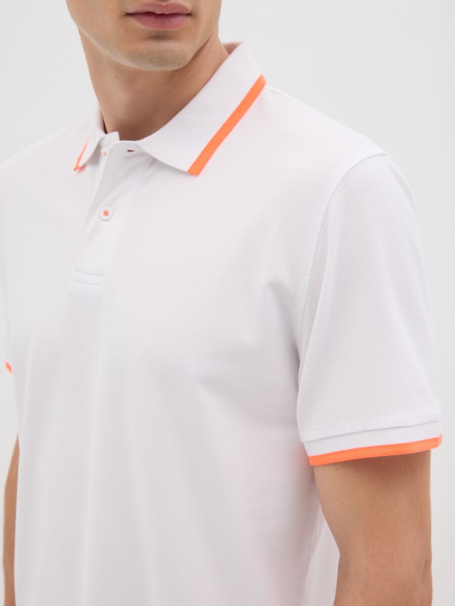 Men's multicolour stretch cotton polo regular fit_2