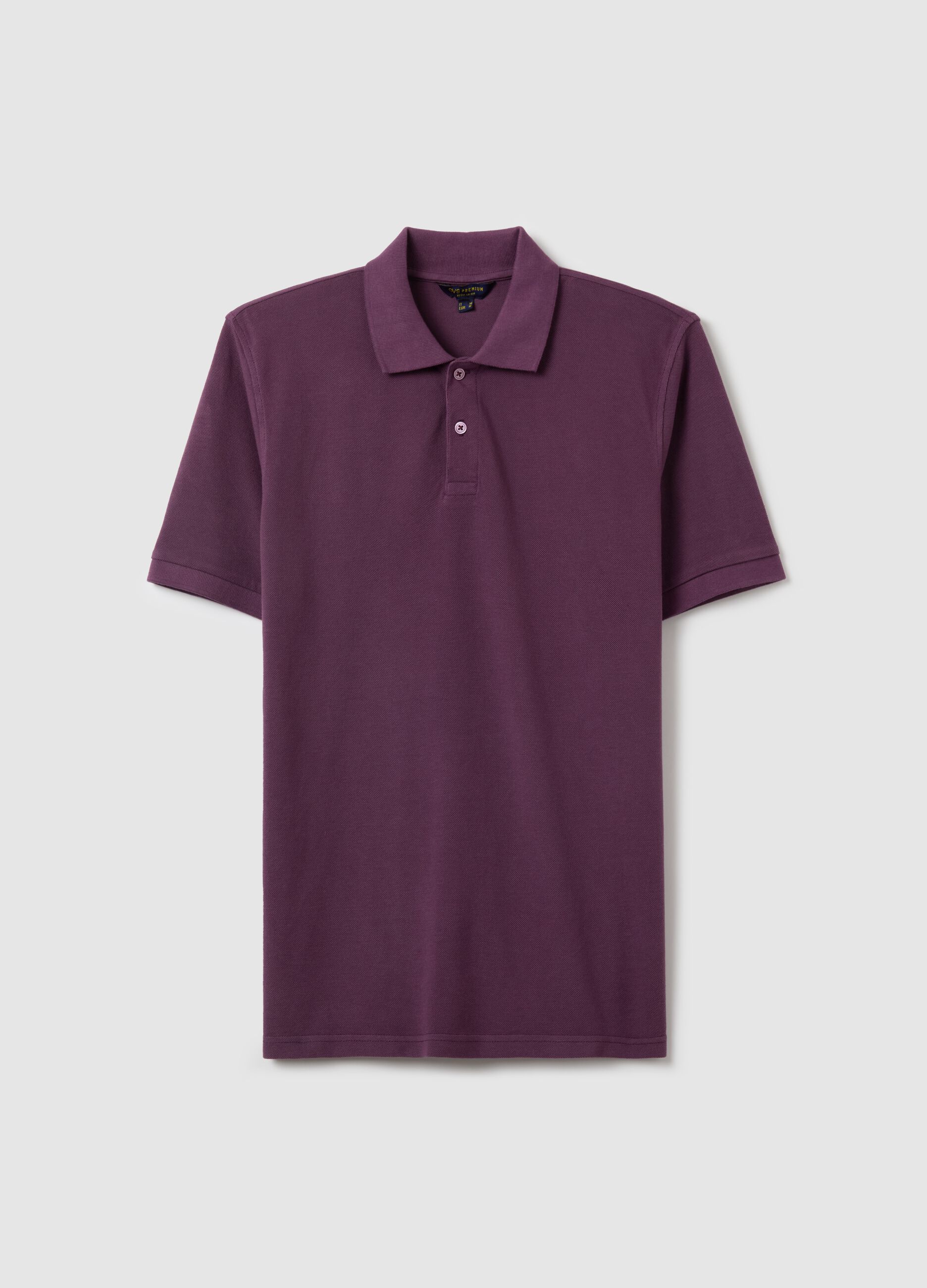 100% cotton piqué polo shirt
