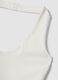White stretch cotton tank top_1