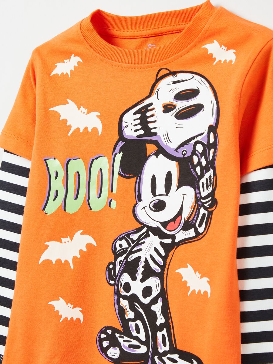 T-shirt con stampa Topolino Halloween_2