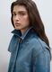 Blue oversized pure-cotton denim jacket_0