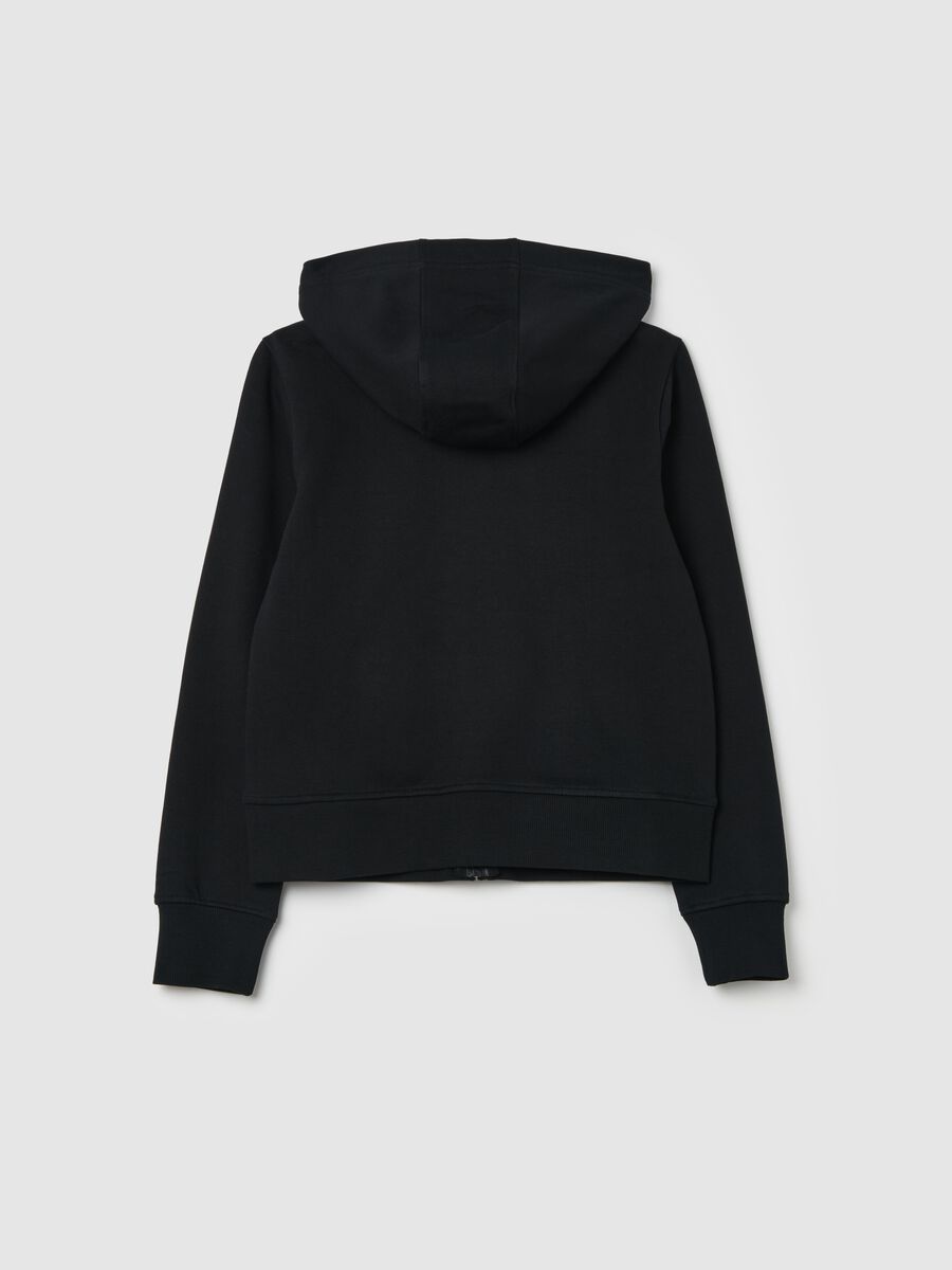 Organic cotton full-zip sweatshirt with hood_4