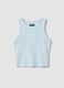 Girls&rsquo; multicolour striped fitted stretch-cotton vest top_3