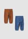 2-pack of blue pure cotton joggers_1