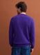 Purple pure wool crew-neck jumper, regular fit_3