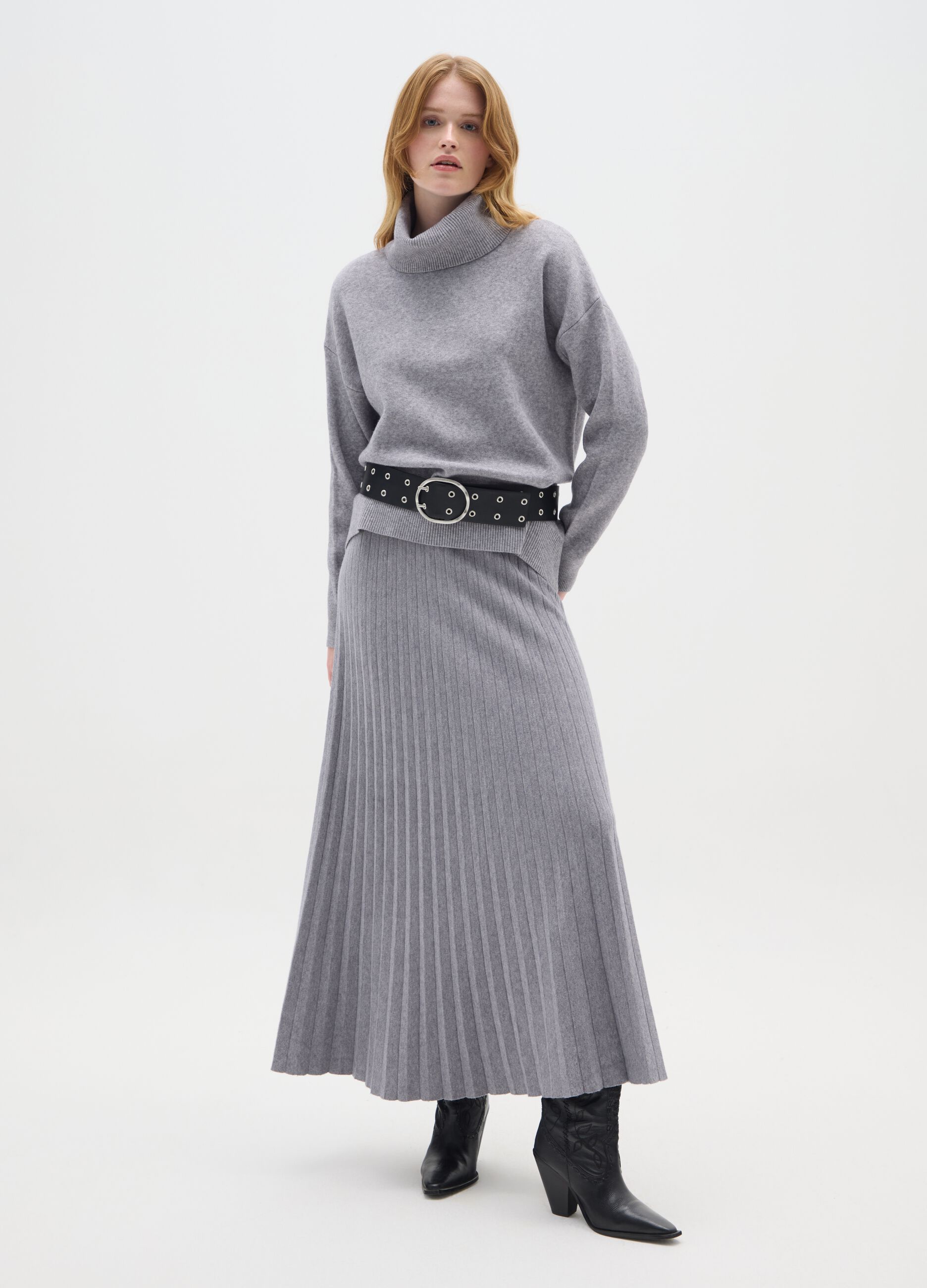 Grey regular fit sweater