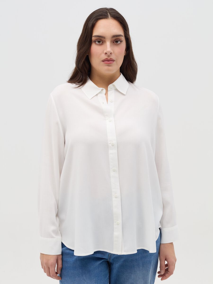 Curvy viscose shirt_0