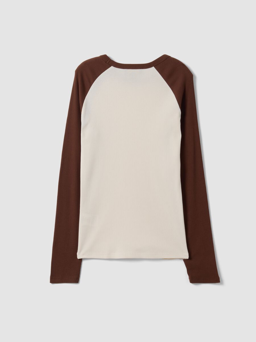 T-shirt bianca in puro cotone a maniche lunghe_6