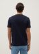 Regular Fit Blue Pure Cotton T-Shirt_2