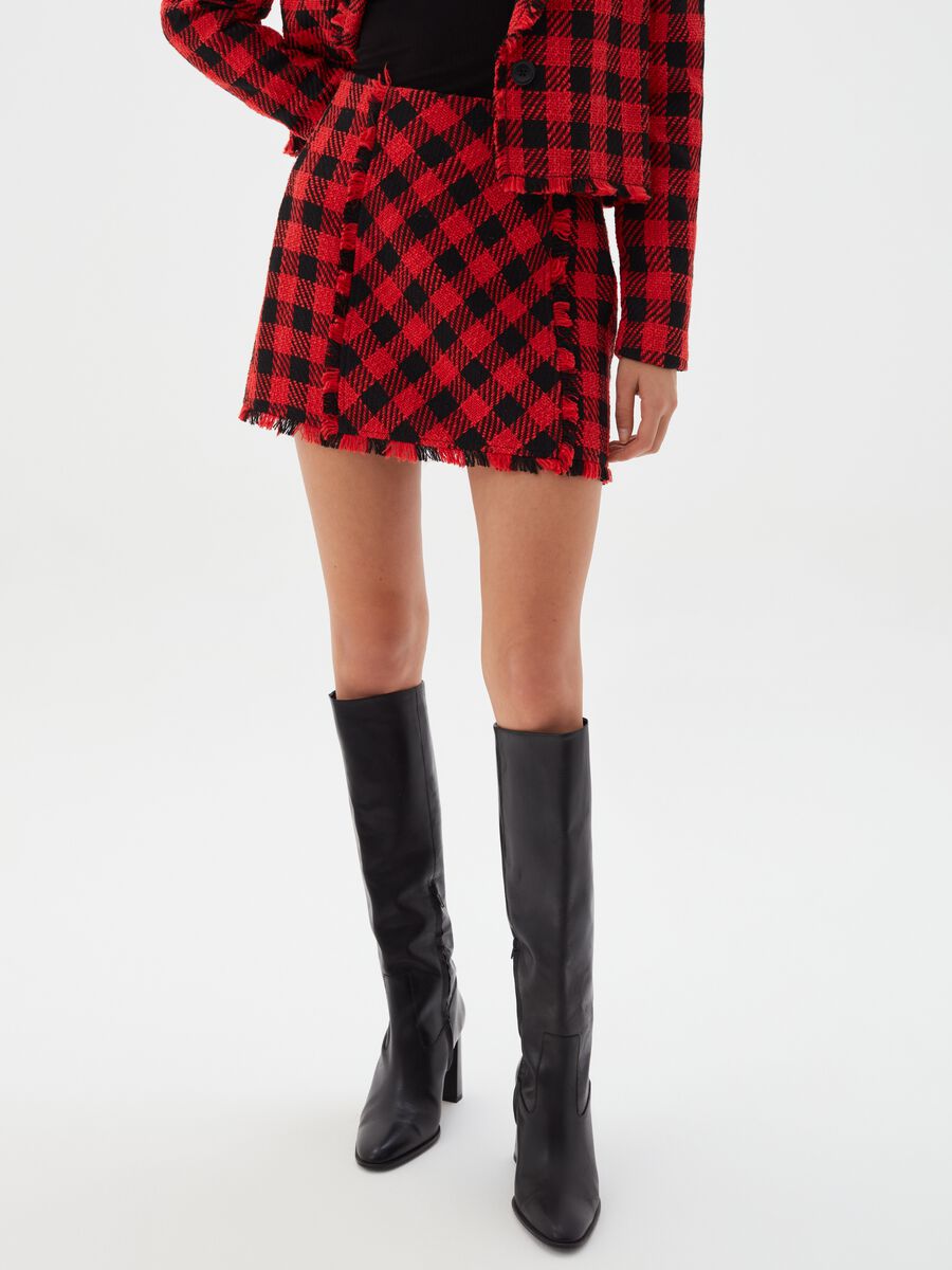 Minigonna in tweed fantasia check_1