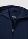 Blue hooded sweatshirt in pure organic cotton, oversized fit, for boys_3