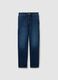 Stretchy Blue Denim Jeans with High Waist_4
