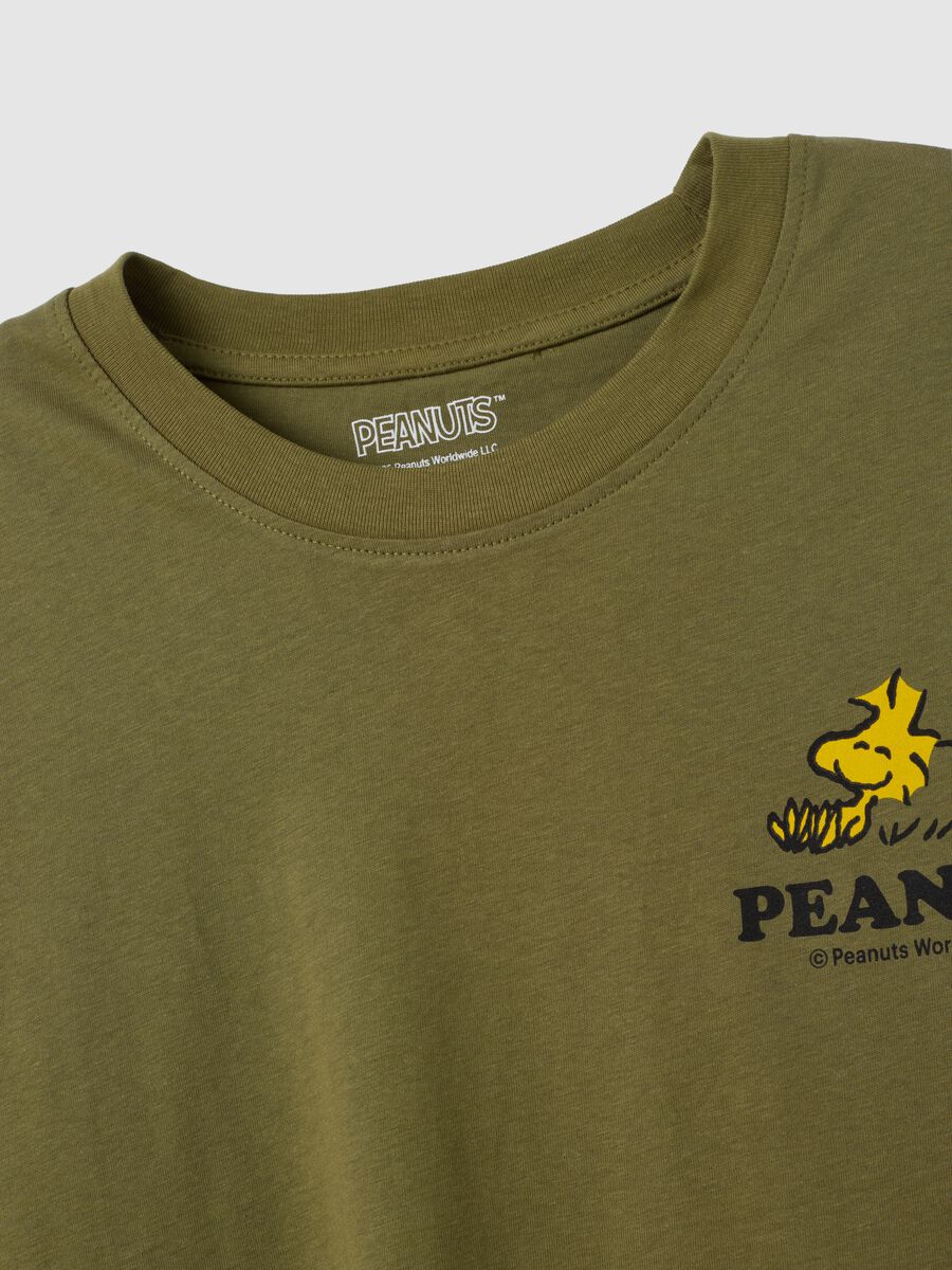 Regular fit green pure cotton t-shirt_1
