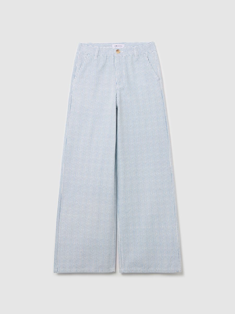 Wide-leg trousers with striped pattern_4