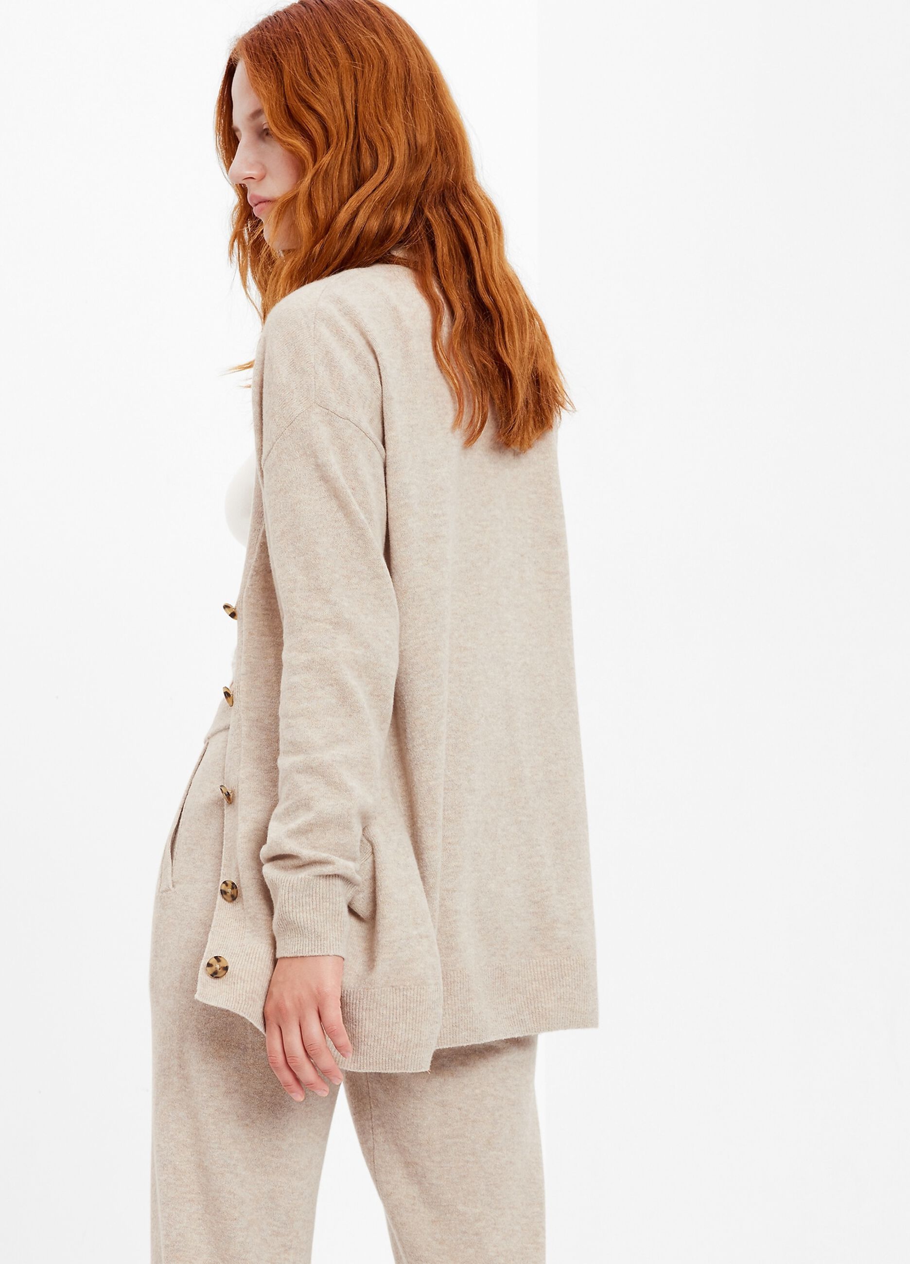 Cardigan oversize con tasche
