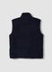 Gilet blu con colletto regular fit_6