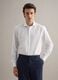 White pure cotton slim fit shirt_0