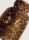 Brown hot water bottle with animal-print effect_2
