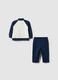 Multicolour pure cotton regular fit jogging set for boys_1