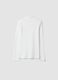 White long-sleeve organic cotton turtleneck T-shirt_1