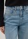 Blue pure cotton straight fit jeans_3