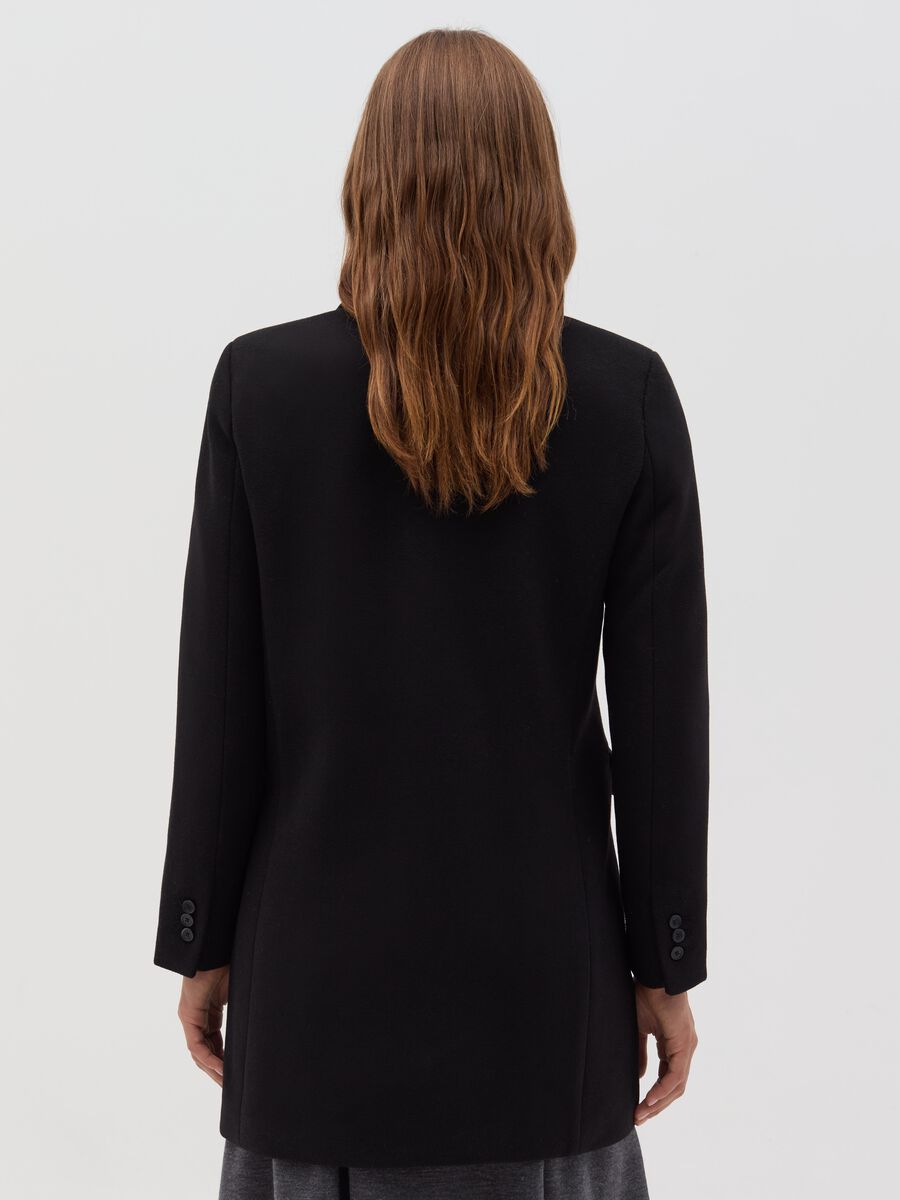 Cappotto doppiopetto tinta unita_3