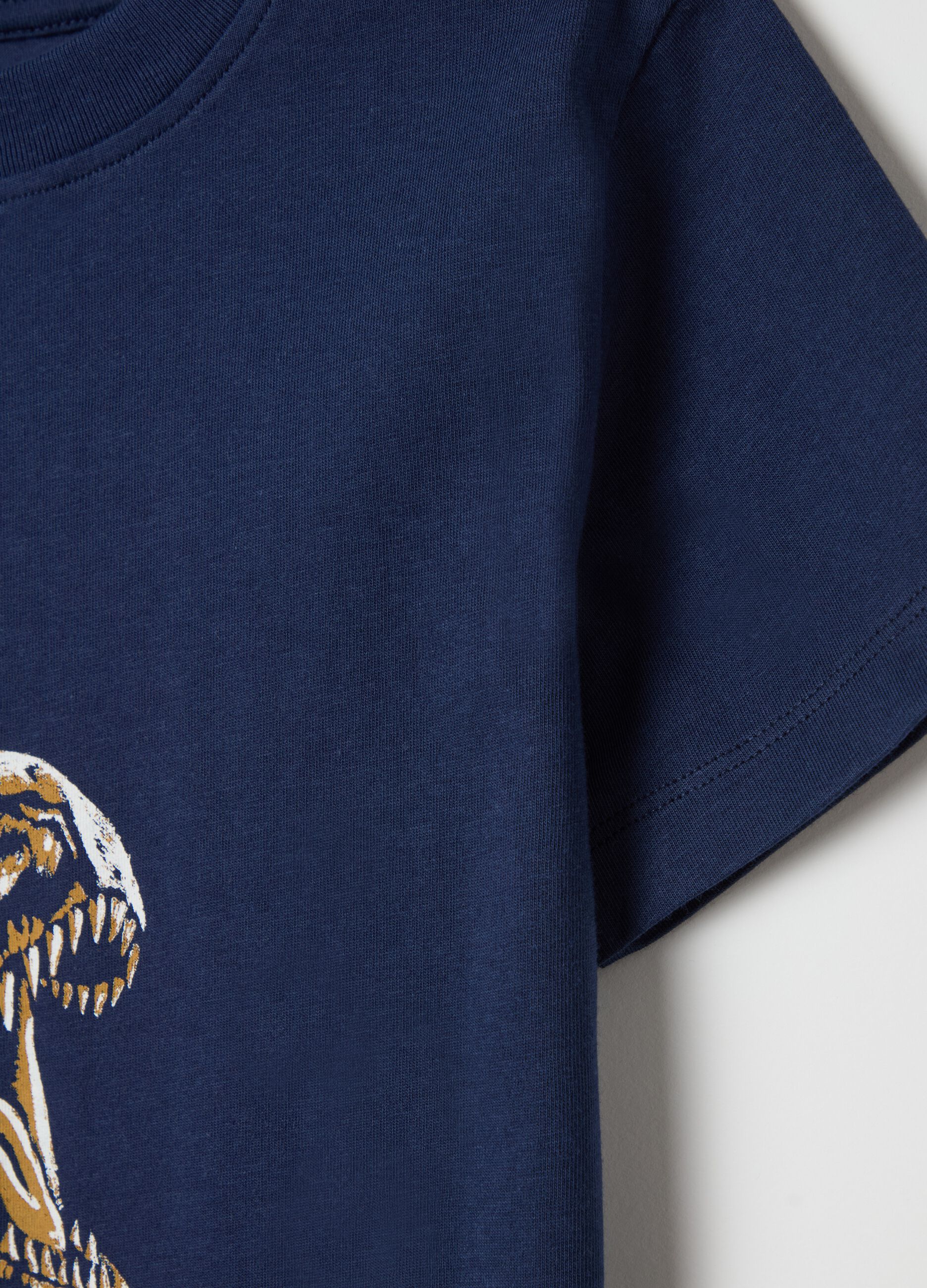 Cotton T-shirt with print