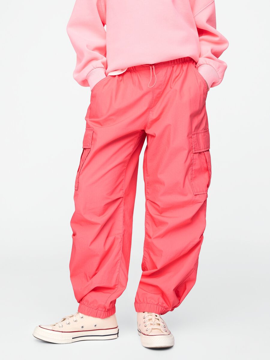 Parachute joggers with drawstring_1