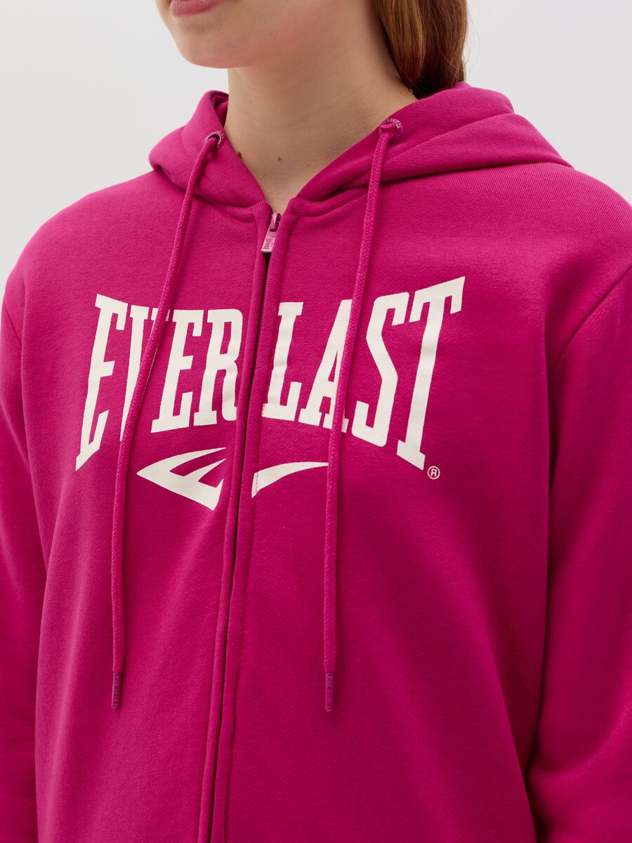 Sweatshirt with hood, zip and logo print_2