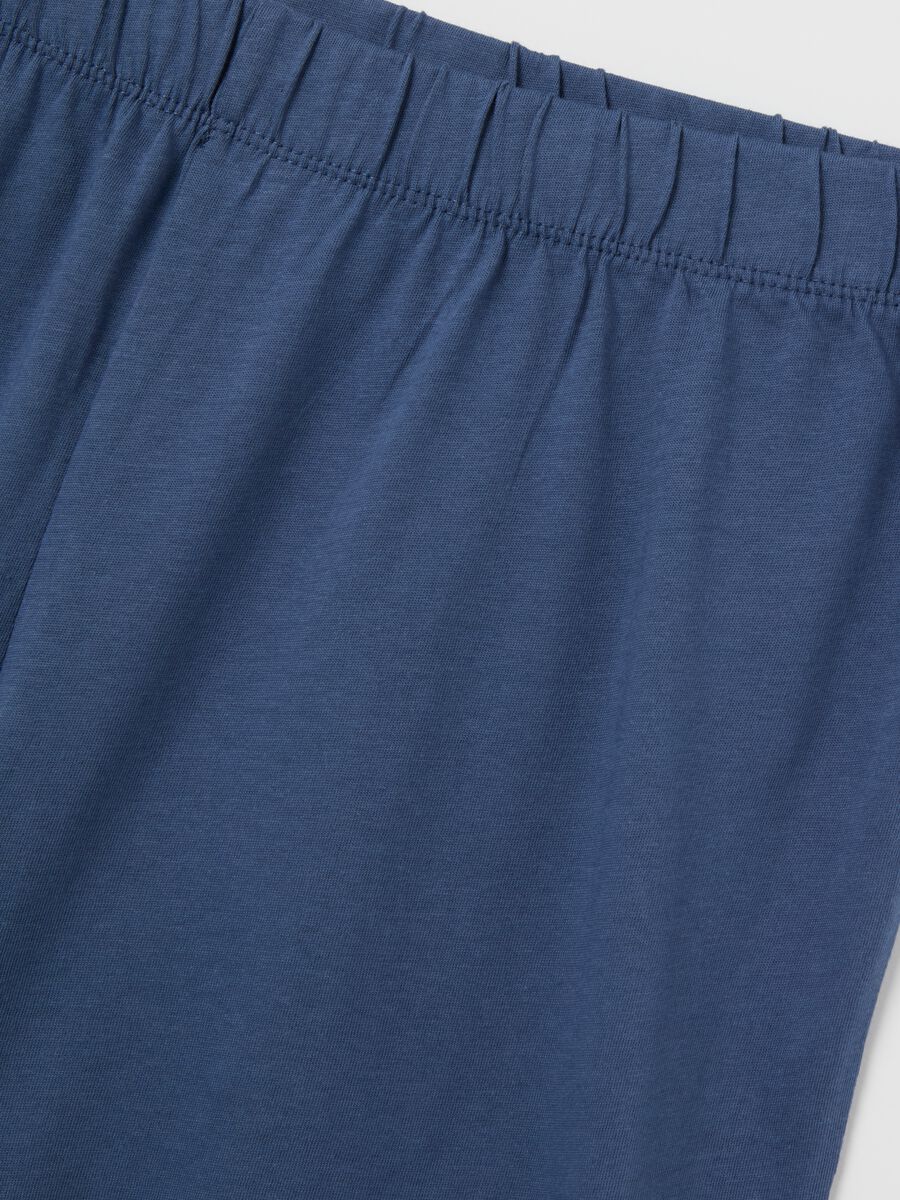 Short cotton pyjamas with round neck_5