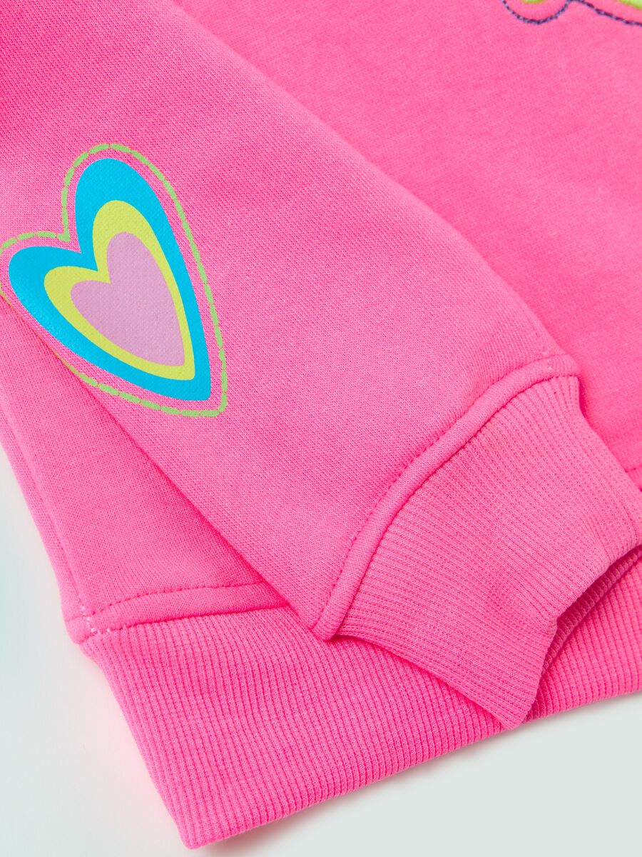 Sweatshirt with round neck, print and embroidery_2