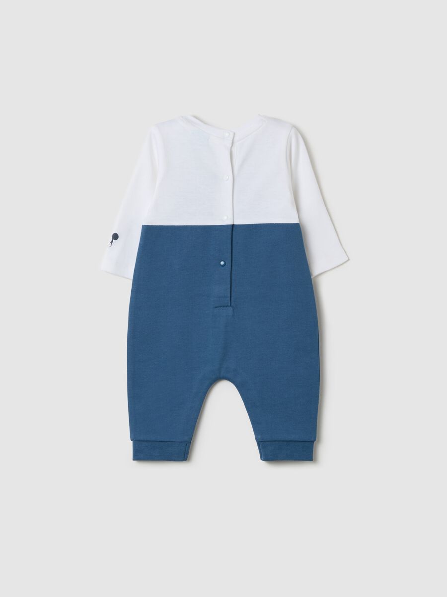 Cotton onesie with Mickey Mouse and Pluto print_1