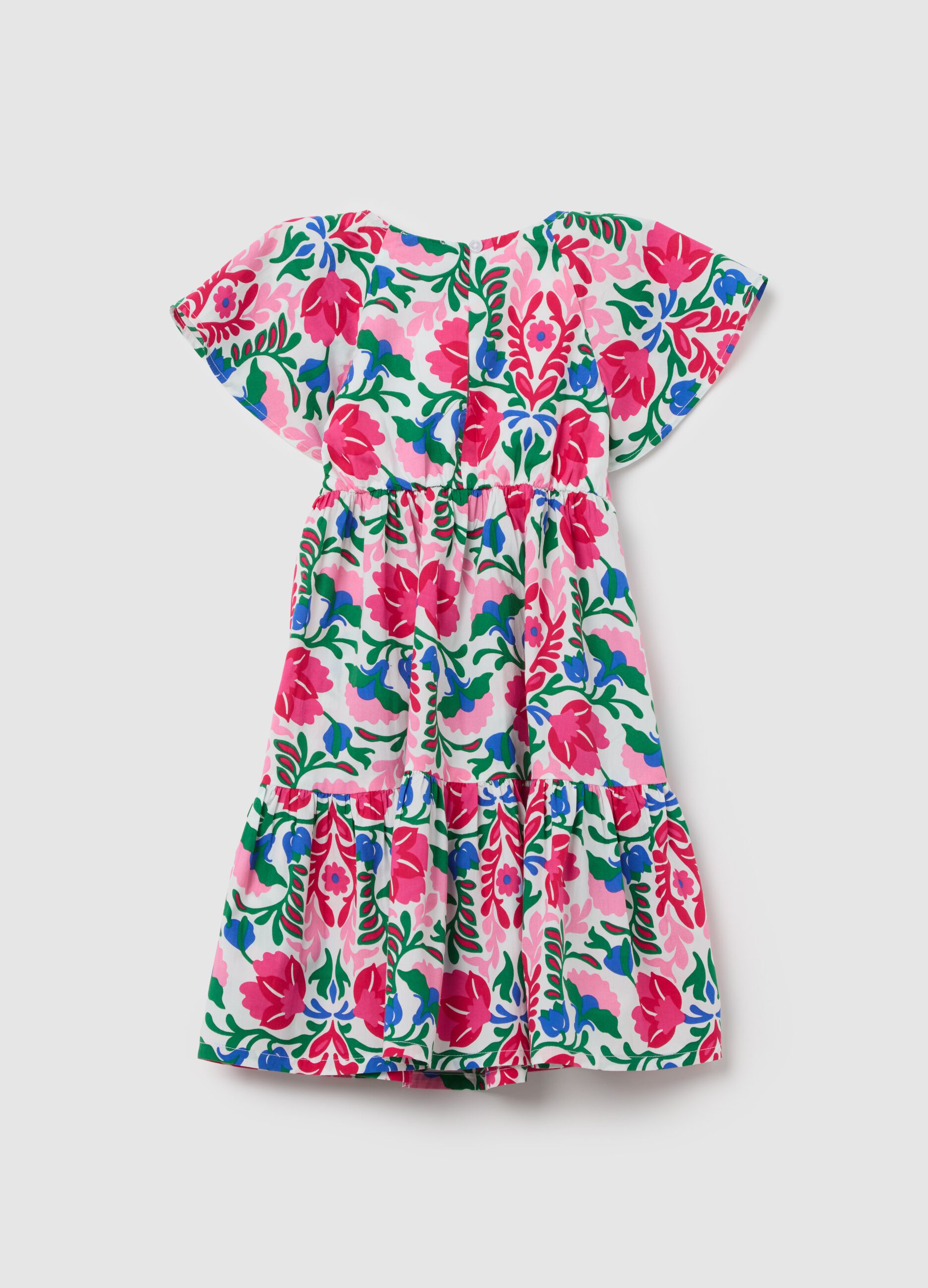 Cotton floral dress for girls