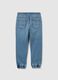 Boys' Regular Fit Blue Cotton Jog Denim_1