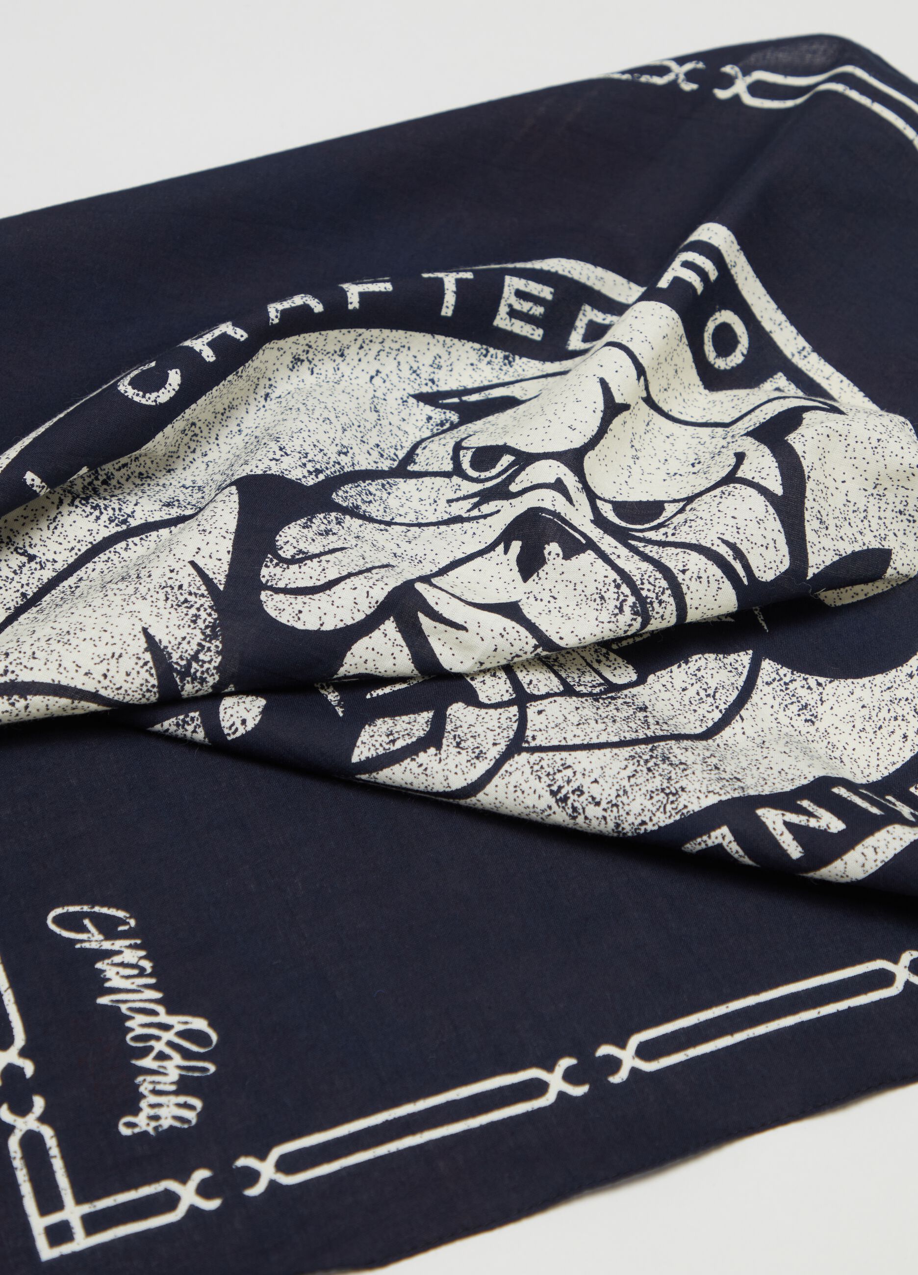 Bandana in cotone con stampa_2
