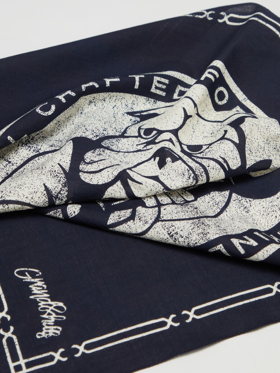 Bandana in cotone con stampa_2