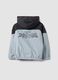 Grey hooded jacket with Spider-Man prints for boys_1