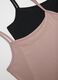 Black and pink stretch fabric vest top twin-pack_5