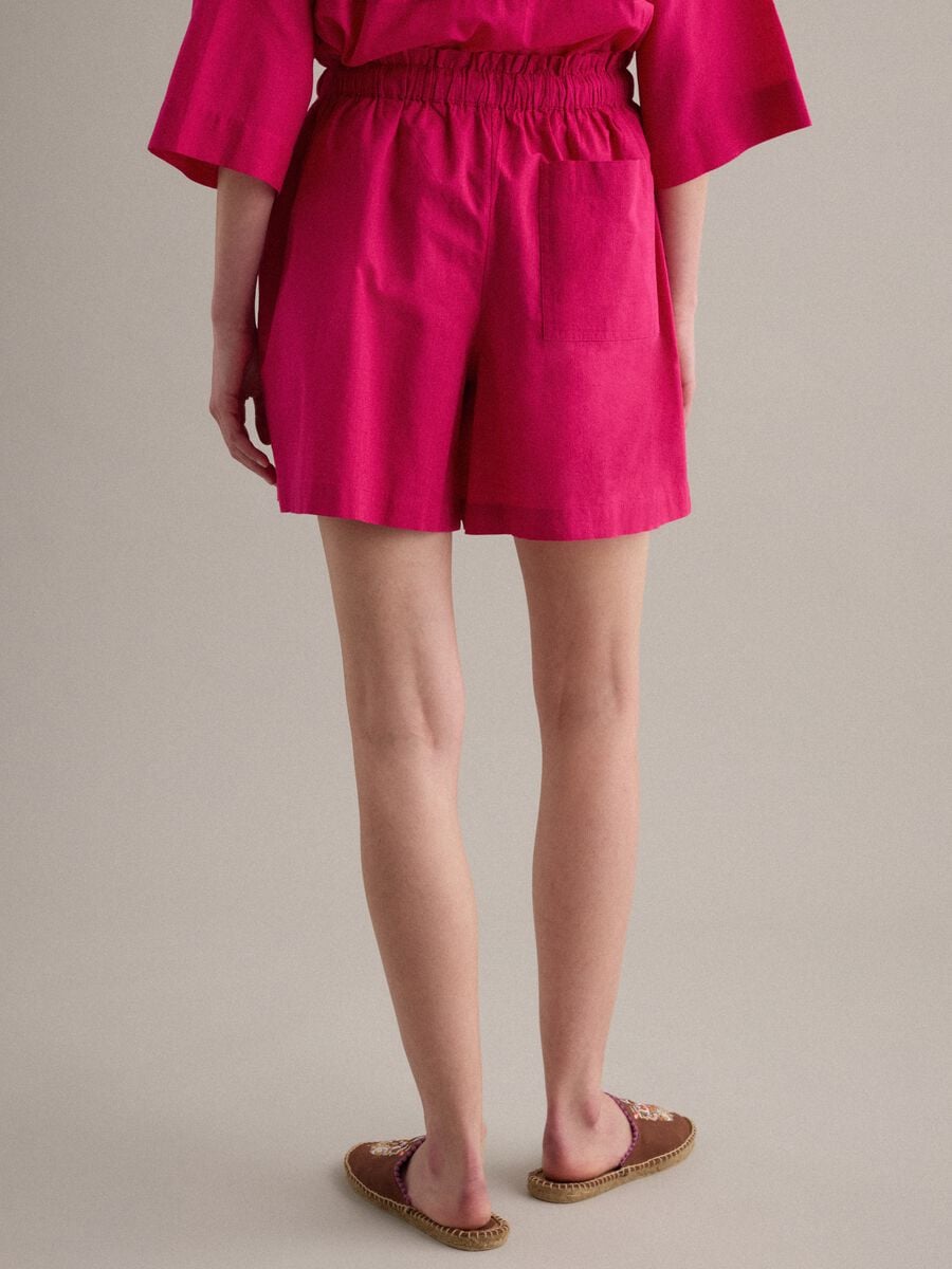 Shorts in puro cotone rosa regular fit_2