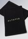 Black ALTAVIA COURT wristbands in stretch cotton_2